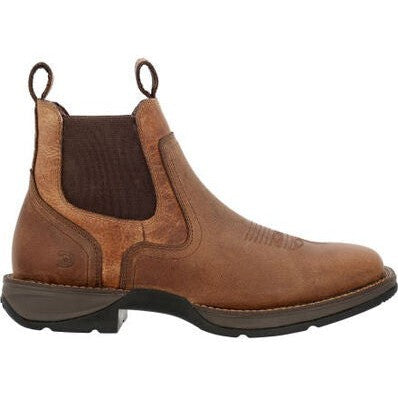 Durango Men's Rebel Red Dirt 6" Square Toe Western Work Boot - Brown and Tan - DDB0460 6 / Medium / Brown - Overlook Boots
