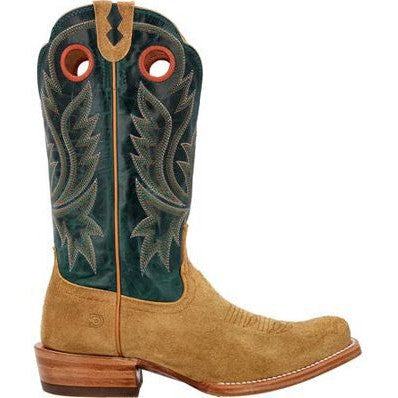 Durango Men's PRCA Collection Roughout 13" Soft Toe Western Classic Boot- DDB0465 7 / Narrow / Wheat/Blue - Overlook Boots