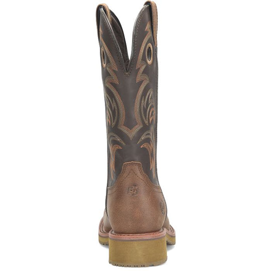 Double H Men's Farson 13" Composite Toe Western Work Boot -Brown- DH4154  - Overlook Boots