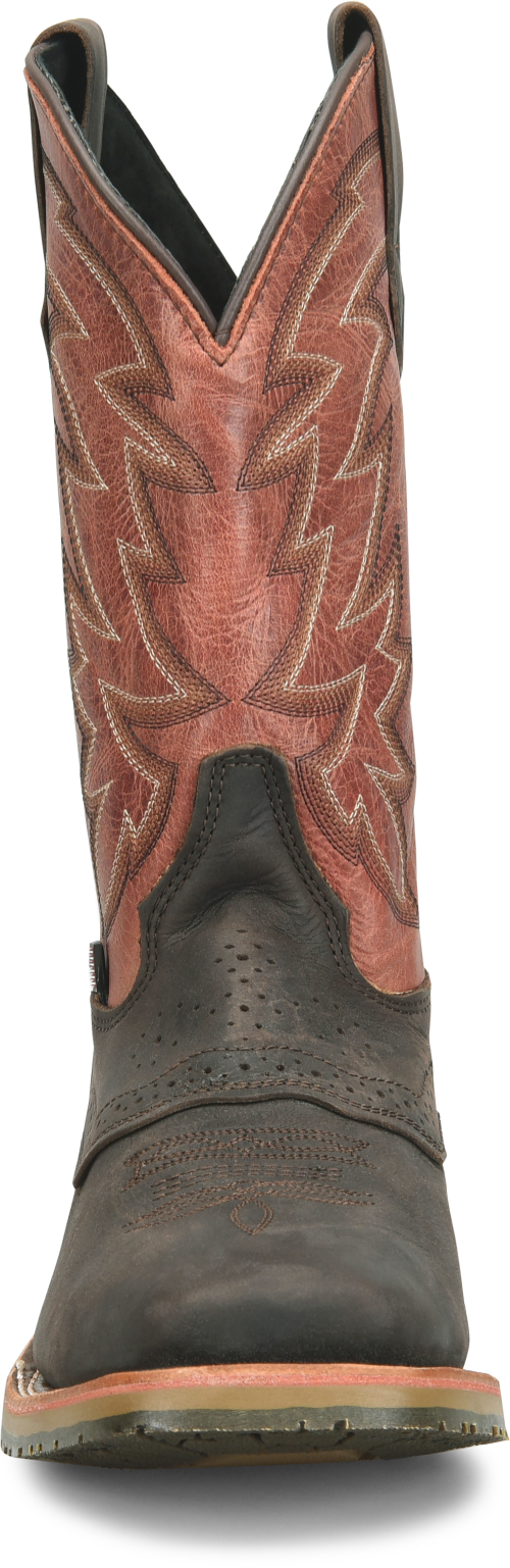 Double H Men's Young 11" USA Built Western Work Boot - Brown - DH4687 - Overlook Boots