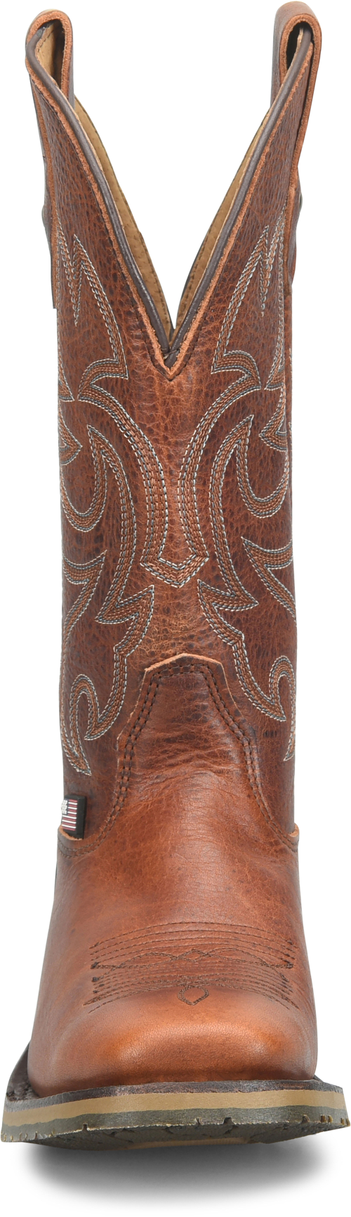 Double H Women's McCarroll 12" USA Built Western Work Boot - Brown - DH5321 - Overlook Boots