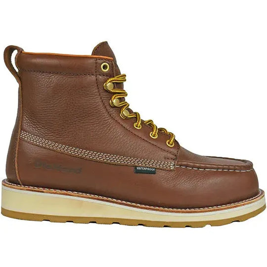DieHard Men's Toro 6" Soft Toe Waterproof Slip Resist Work Boot- Brown- DH60430 - Overlook Boots
