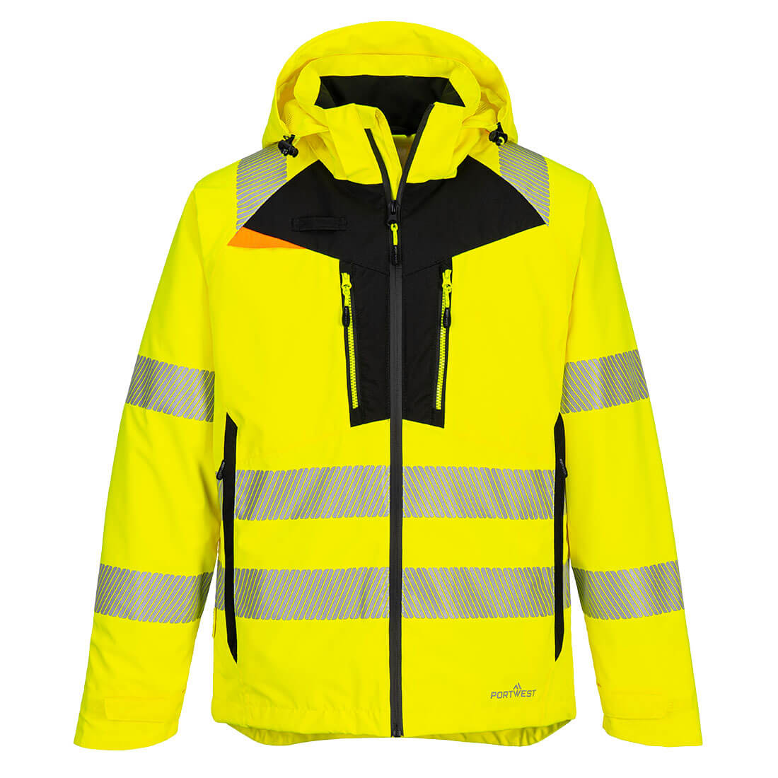 Portwest DX4 Hi-Vis Rain Jacket - Yellow - DX462 Small / Yellow - Overlook Boots
