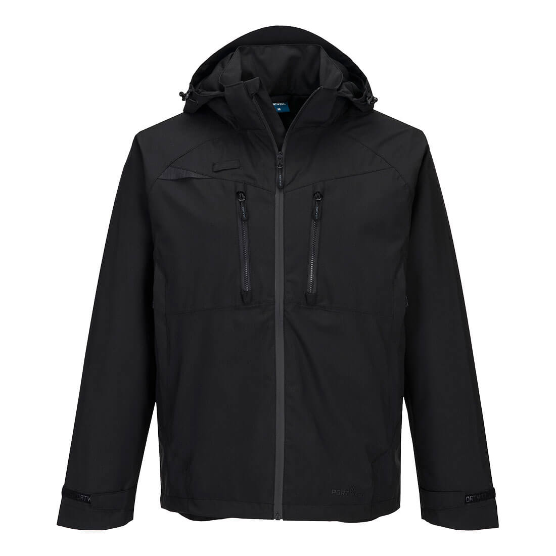 Portwest DX4 Rain Jacket - All Black - DX463 Small / Black - Overlook Boots