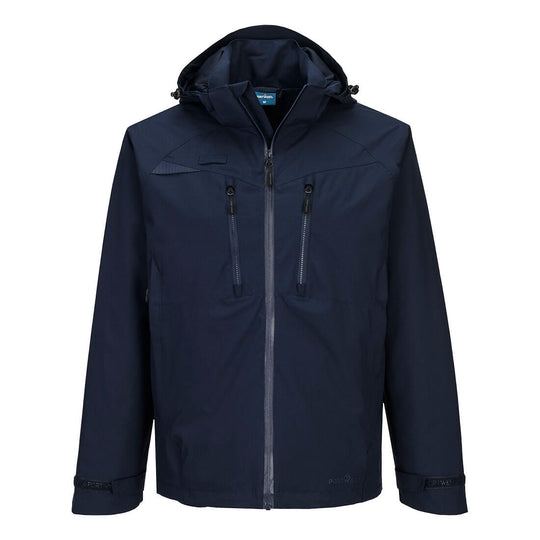Portwest DX4 Rain Jacket - All Navy - DX463 Small / Blue / Navy - Overlook Boots