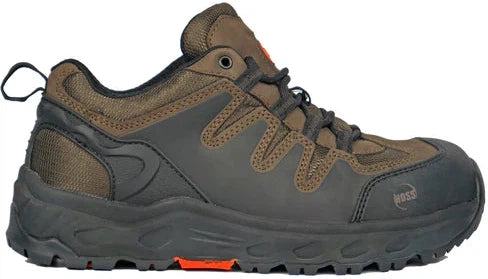 Hoss Men's Eric Lo Oblique Toe Slip Resistant Work Shoe - Brown 50238 - Overlook Boots