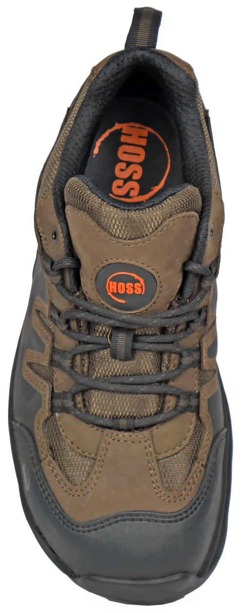Hoss Men's Eric Lo Soft Toe Slip Resistant Work Shoe - Brown - 50230 - Overlook Boots