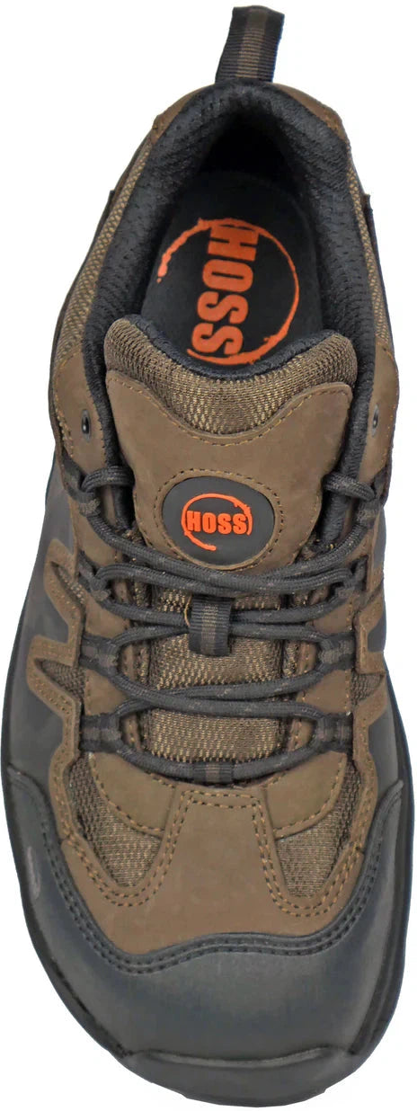 Hoss Men's Eric Lo Oblique Toe Slip Resistant Work Shoe - Brown 50238 - Overlook Boots