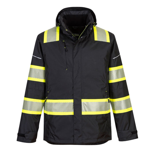 Portwest Iona Plus Enhanced Winter Jacket - Black - F144 Small / Black - Overlook Boots