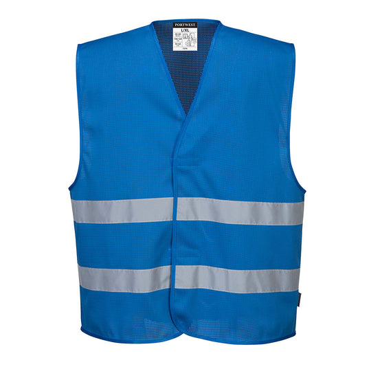 Portwest Iona Enhanced Mesh Vest - Royal Blue - 12 Pack - F374 Small/Medium / Blue / Navy - Overlook Boots