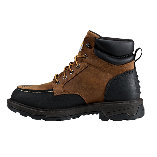 Carhartt Men's Hamilton 6" Waterproof Moc Toe Work Boot - Brown - FL6034-M - Overlook Boots