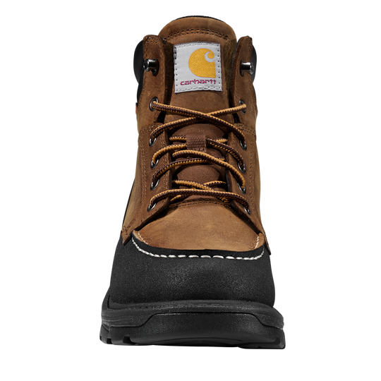 Carhartt Men's Hamilton 6" Waterproof Moc Toe Work Boot - Brown - FL6034-M - Overlook Boots