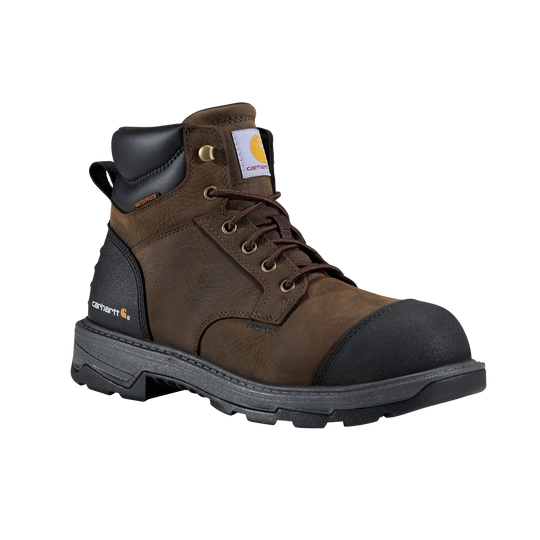 Carhartt Men's Hamilton 6" Waterproof Composite Toe Work Boot - Brown - FL6330-M 7 / Medium / Brown - Overlook Boots