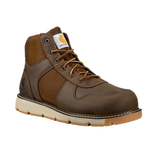 Carhartt Men's Millbrook Mid Soft Toe Wedge Work Boot - Brown - FM5055-M - Overlook Boots