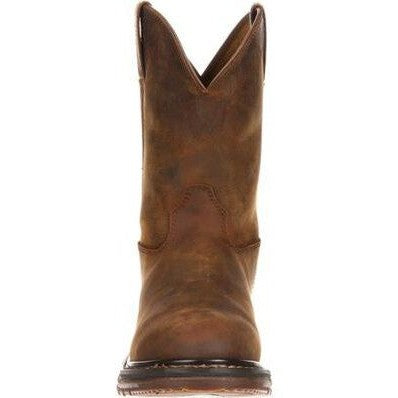 Rocky Men's Original Ride Roper 10" Round Toe Western Boot -Brown- FQ0001108  - Overlook Boots