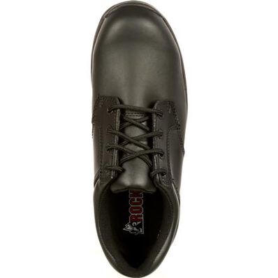 Rocky Men's Slipstop 911 4" Soft Toe Oxford Duty Shoe- Black- FQ0002034 - Overlook Boots