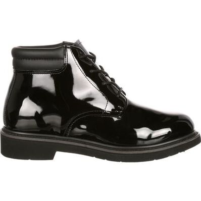 Rocky Men's Dress Leather High Gloss 5" Soft Toe Water Resistant Chukka Service Boot- FQ00500-8 - Overlook Boots