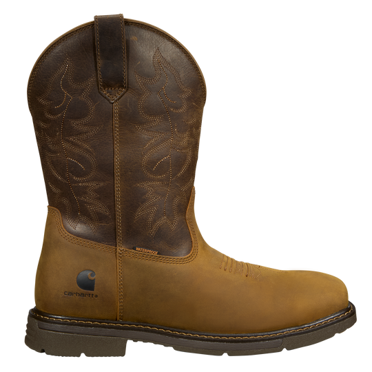Carhartt Men's Montana 11" Nano Toe WP Wellington Work Boot - Brown - FQ1414-M 7 / Medium / Brown - Overlook Boots
