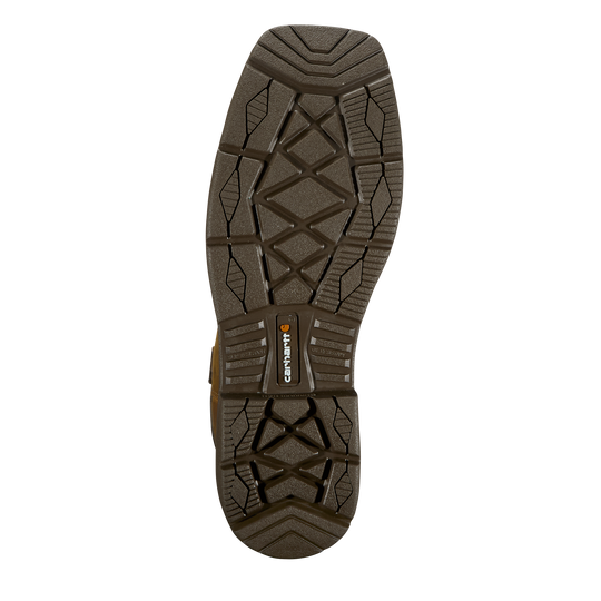 Carhartt Men's Montana 11" Soft Toe WP Wellington Work Boot - Brown - FQ1014-M - Overlook Boots