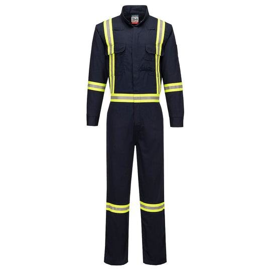 Portwest Bizflame 88/12 X Back 2” Iona Xtra FR Coverall - Navy - FR511 36 / Blue / Navy - Overlook Boots