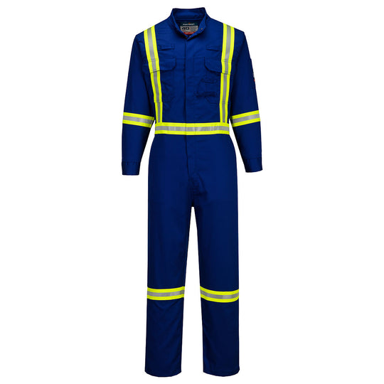 Portwest Bizflame 88/12 X Back 2” Iona Xtra FR Coverall - Royal Blue - FR511 40 / Blue / Navy - Overlook Boots