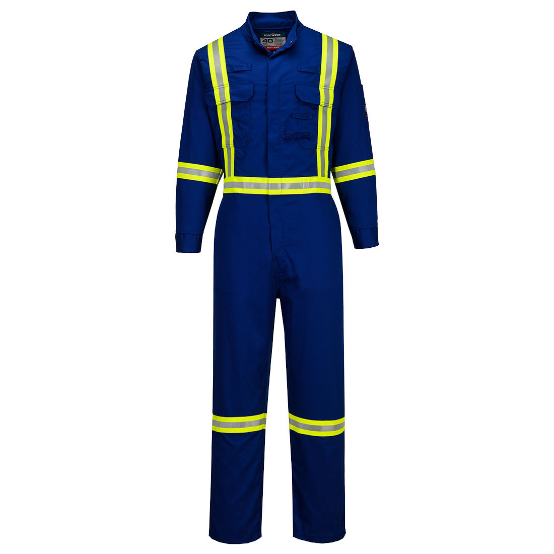 Portwest Bizflame 88/12 X Back 2” Iona Xtra FR Coverall - Royal Blue - FR511 40 / Blue / Navy - Overlook Boots