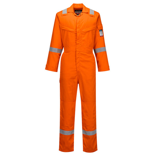 Portwest Bizflame Work Lightweight FR NFPA 2112 Coverall - Orange - FR518 4X-Large / Orange - Overlook Boots
