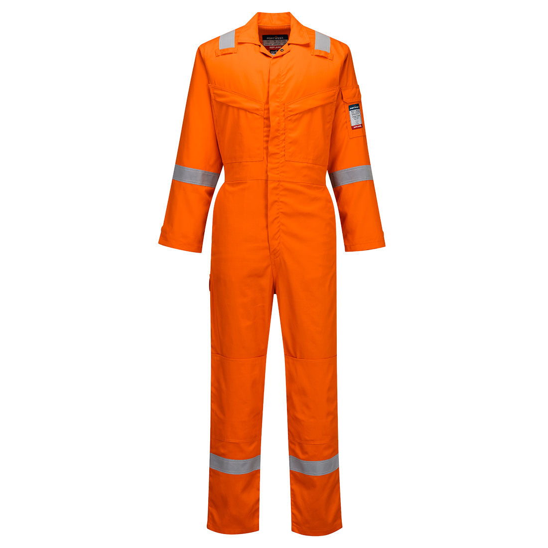 Portwest Bizflame Work Lightweight FR NFPA 2112 Coverall - Orange - FR518 4X-Large / Orange - Overlook Boots