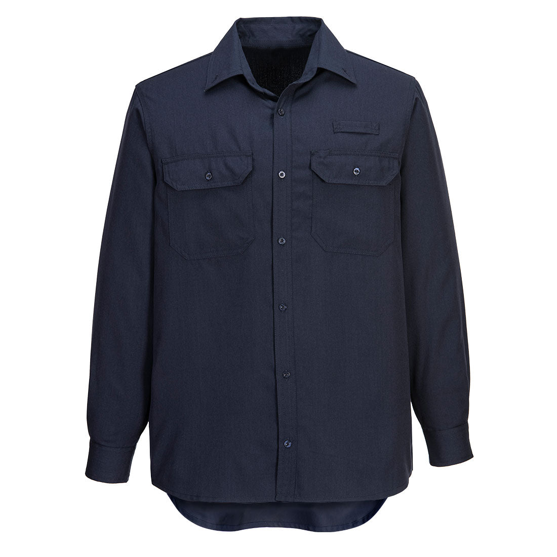 Portwest Portflame+ Work Vented FR Shirt - Navy - FR705 Small / Blue / Navy - Overlook Boots