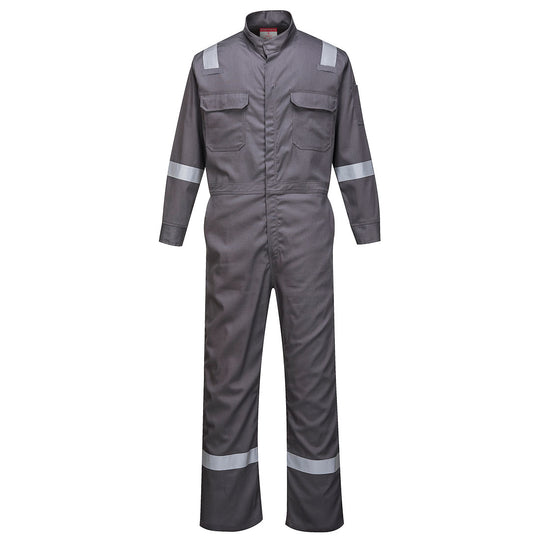 Portwest Bizflame 88/12 Iona FR Coverall - Gray - FR94 Small / Grey - Overlook Boots