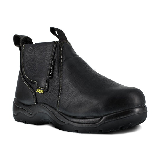 Florsheim Men's Hercules 6" Steel Toe Release Work Boot - Black - FE690 6 / Medium / Black - Overlook Boots