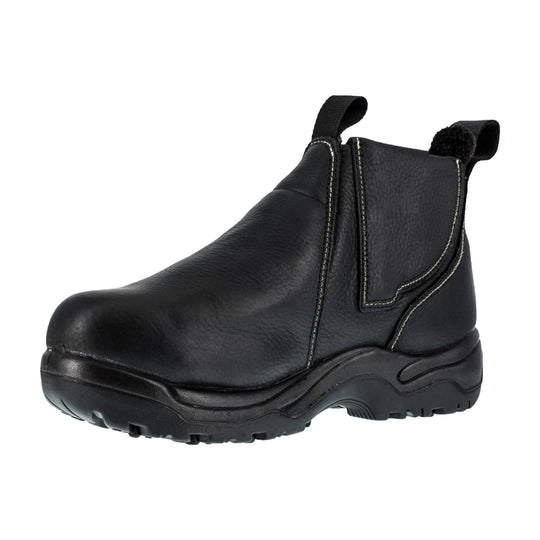 Florsheim Men's Hercules 6" Steel Toe Release Work Boot - Black - FE690 - Overlook Boots