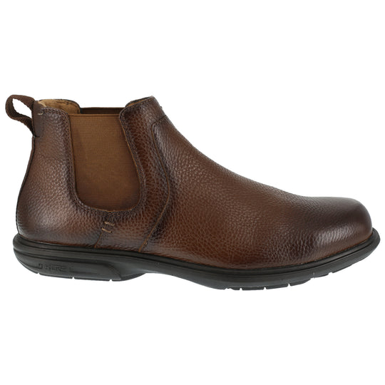 Florsheim Loedin Bota de Trabajo para Hombre, Punta de Acero, Dos Paneles Elásticos - Café - FS2031 - Imagen 2