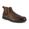 Florsheim Loedin Bota de Trabajo para Hombre, Punta de Acero, Dos Paneles Elásticos - Café - FS2031
