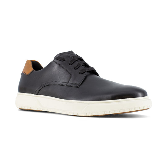Florsheim Men's Premier Steel Toe Oxford Casual Work Shoe - Black - FS2330 8 / Medium / Black - Overlook Boots