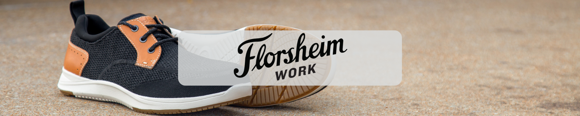 Florsheim Work black and tan lace-up work shoe