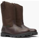 Georgia Men's Homeland 11" Soft Toe Waterproof Wellington Work Boot- Brown- G113 - Overlook Boots