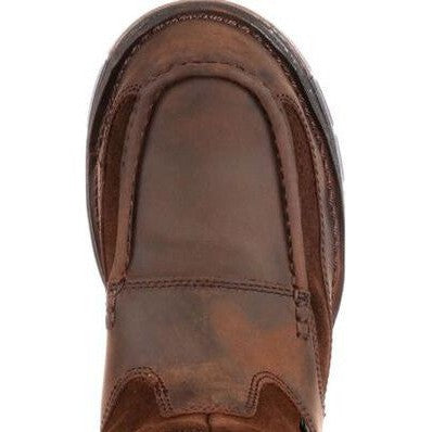 Georgia Men's Athens 10" Steel Toe Waterproof Wellington Boot- Brown- G4603 - Overlook Boots