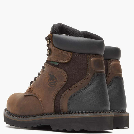 Georgia Men's Brookville 6" Steel Toe Waterproof Work Boot - Brown - G7334 - Overlook Boots