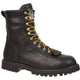 Georgia Men's Lace To Toe 8" Waterproof Work Boot - Black - G8010 8 / Medium / Black - Overlook Boots