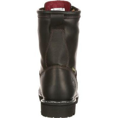 Georgia Men's Lace To Toe GORE-TEX 8" Soft Toe Waterproof 200G Ins Work Boot- Black- G8040 - Overlook Boots