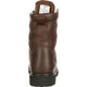 Georgia Men's Lace To Toe 8" Soft Toe Waterproof Work Boot- Chocolate- G8041 - Overlook Boots