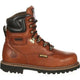 Georgia Men's Hammer 8" Steel Internal Metguard Work Boot -Brown- G8315 - Overlook Boots