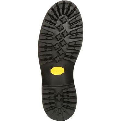 Georgia Men's Lace To Toe 8" Steel Toe Waterproof Work Boot- Chocolate- G8341 - Overlook Boots