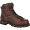 Georgia Men's Amp Lightweight Low-Heel Logger 6" Waterproof Work Boot - Brown - GB00270 8 / Medium / Brown - Overlook Boots