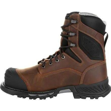 Georgia Men's Rumbler 8" Composite Toe Waterproof Work Boot - Brown - GB00285 - Overlook Boots