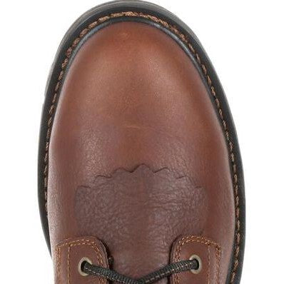Georgia Men's Carbo Tec Lightweight 8" Soft Toe Waterproof Lacer Work Boot -Brown- GB00309 - Overlook Boots