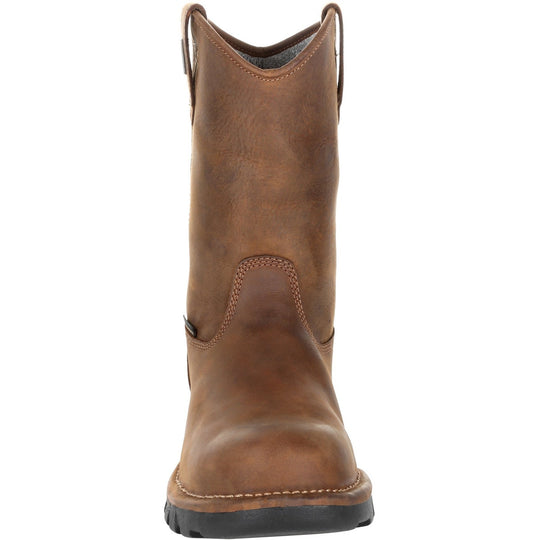Georgia Men's Eagle One 10" Soft Toe Waterproof Work Boot - Brown - GB00314 - Overlook Boots
