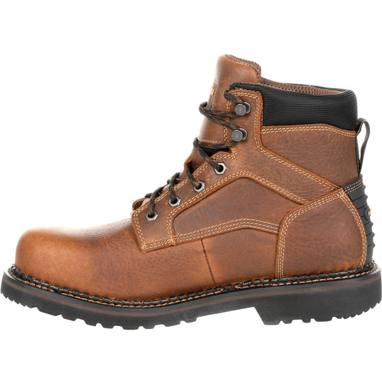 Georgia Men's Giant Revamp 6" Waterproof Work Boot - Brown - GB00316  - Overlook Boots