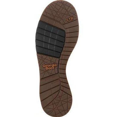 Georgia Men's Amped Lightweight Wedge Soft Toe Work Boot - Brown - GB00347 - Overlook Boots